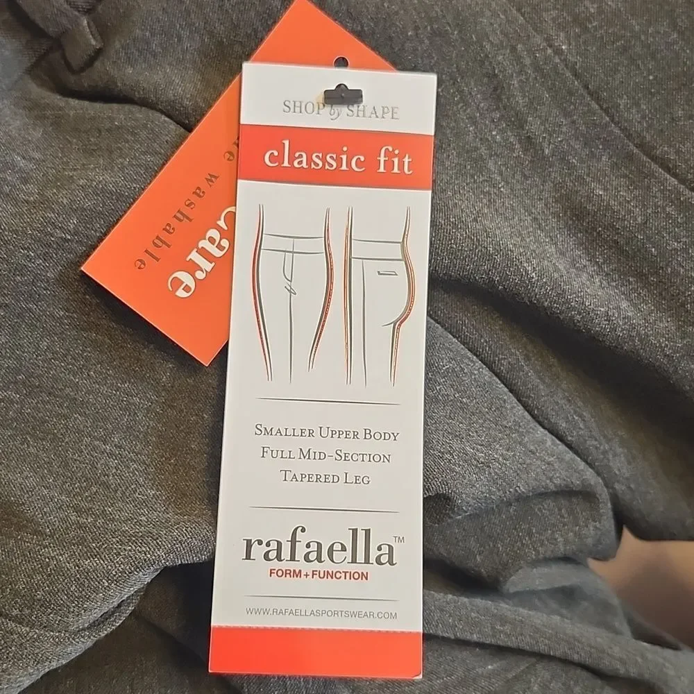Rafaella Classic Fit deep olive green Easy Care dress pants, size 12